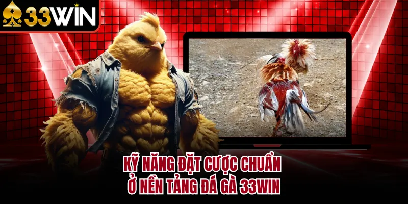 Kỹ năng đặt cược chuẩn ở nền tảng đá gà 33WIN