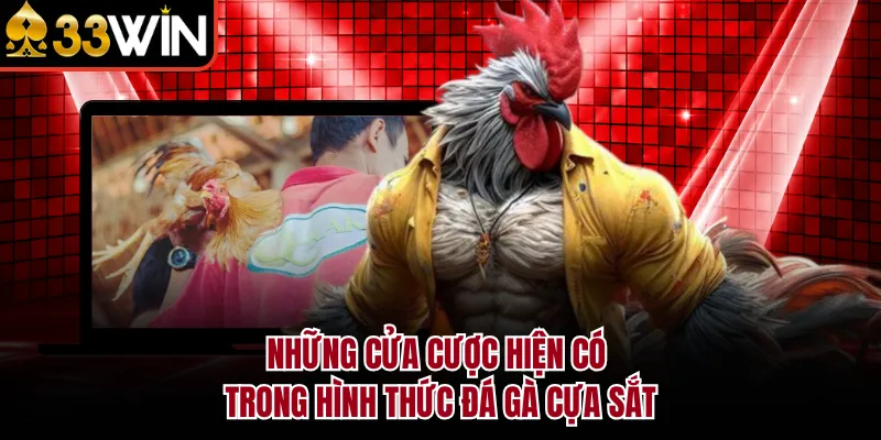 Những cửa cược hiện có trong hình thức đá gà cựa sắt