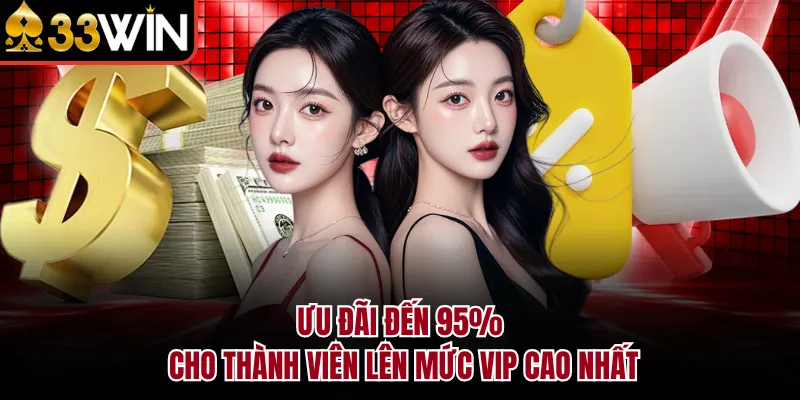 Ưu đãi đến 95% cho thành viên lên mức VIP cao nhất
